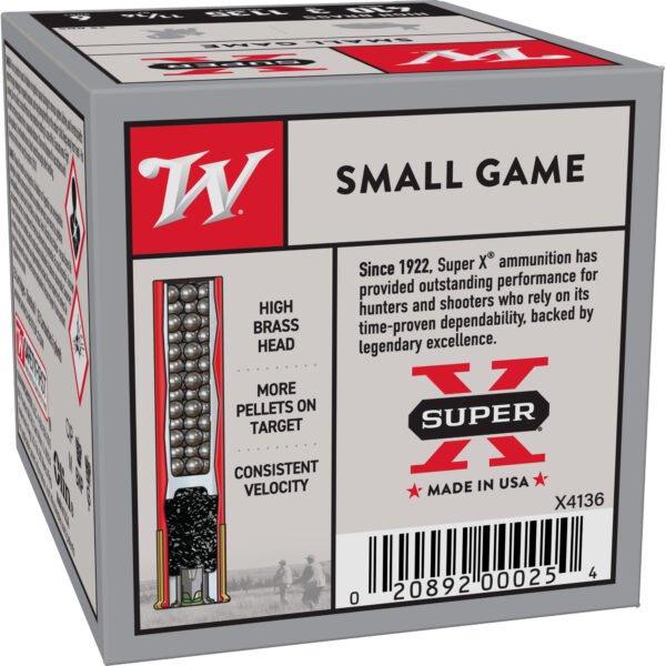 WNX4136_2_HR Winchester Ammunition, Super-X Upland, 410 Bore, 3", #6, 11/16 oz