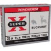 WNXB203_1_HR Winchester Ammunition, Super-X, 20 Gauge, 2.75", 3 Buck, Buckshot, 20 Pellets