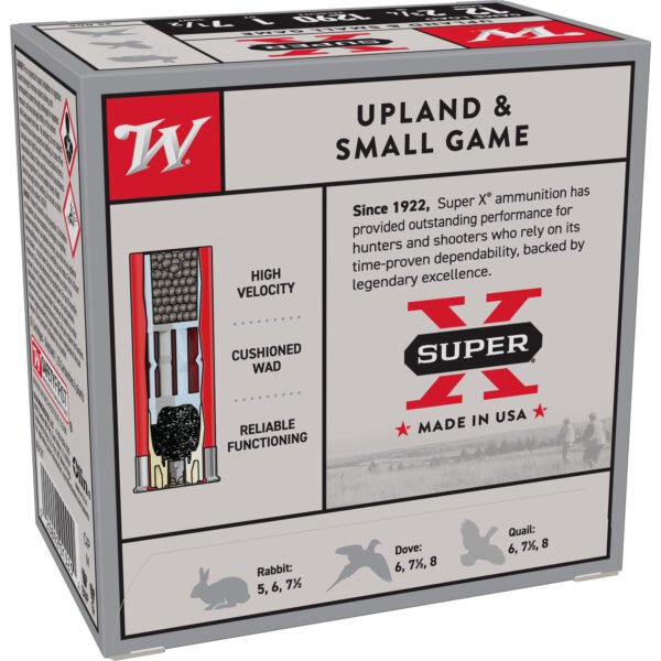 Winchester Ammunition, Super-X, 12 Gauge, 2.75", Game Load, #7.5, 1 oz.