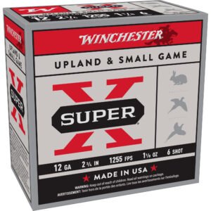 Winchester Ammunition, Super-X, 12 Gauge, 2.75", Heavy Game Load, #6, 1.125 oz., Shotshell