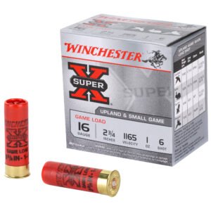 Winchester Ammunition, Super-X, 16 Gauge, 2.75", Game Load, #6, 1 oz., Shotshell, 25 Round Box