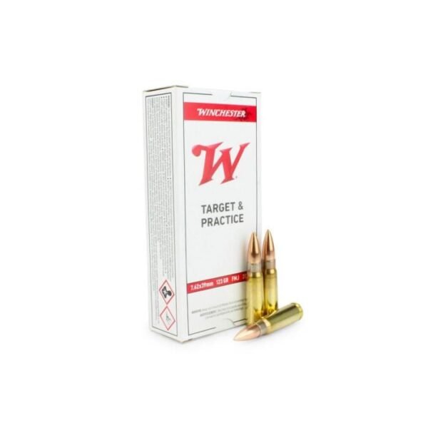 Winchester Ammunition, USA, 7.62x39, 123 Grain, Full Metal Jacket, 20 Round Box