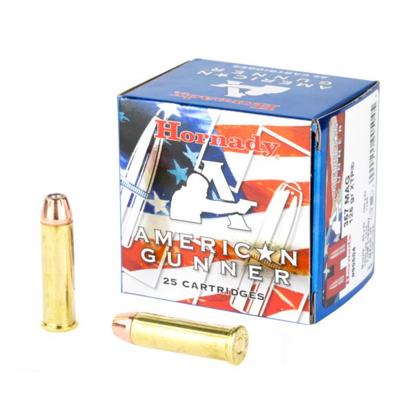 Hornady, American Gunner, 357MAG, 125 Grain, XTP, 25 Round Box