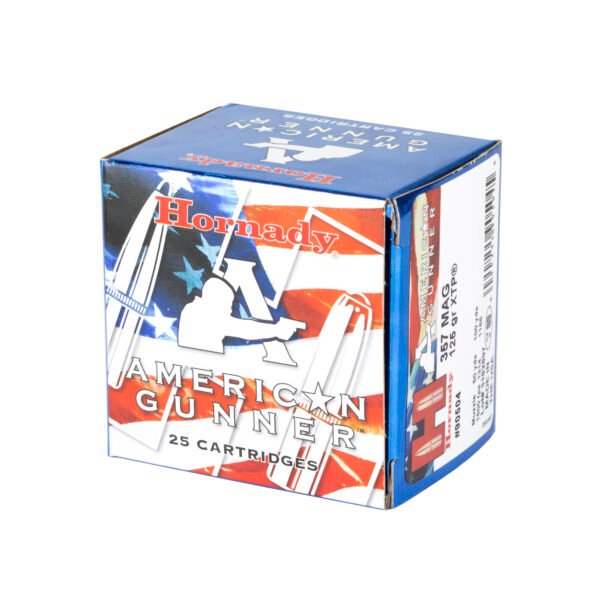 Hornady, American Gunner, 357MAG, 125 Grain, XTP, 25 Round Box