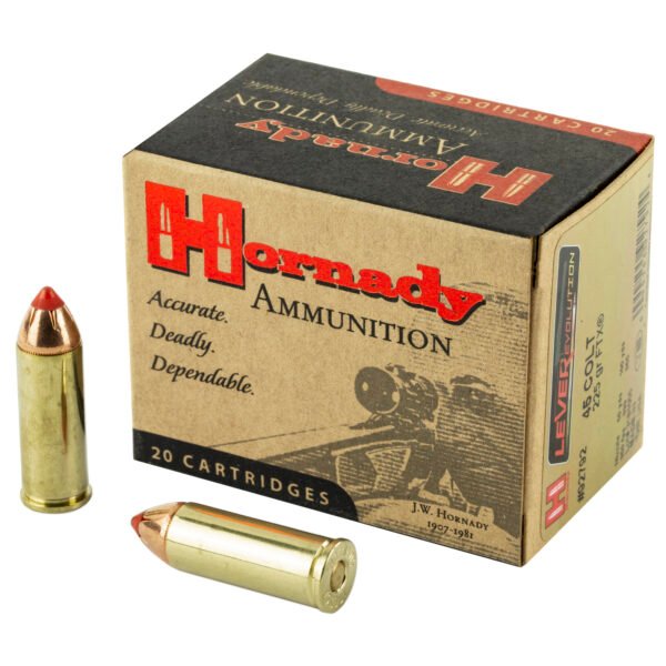 Hornady, LeverEvolution, 45LC, 225 Grain, FlexTip, 20 Round Box