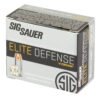 Sig Sauer, Elite Performance V-Crown Ammunition, 9MM, 124 Grain, Jacketed Hollow Point, 20 Round Box