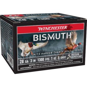 Winchester Ammunition, Bismuth, 28 Gauge, 3", #5, 1oz, Shotshell, 15 Round Box