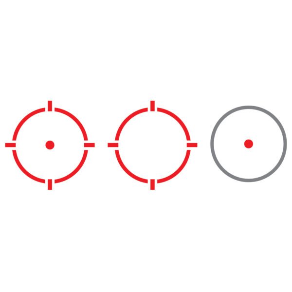 Holosun Technologies, Open Reflex, 2MOA Dot or 2MOA Dot with 65MOA Circle, Solar with Internal Battery