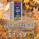 .22 LR CCI Stinger $7.59