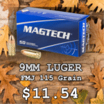 9mm MagTech $11.54