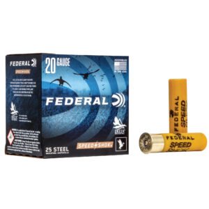 FEWF2092_1_HR Federal, Speed-Shok, Lead Free, 20 Gauge 3", #2, 7/8 oz, Steel Shot, 25 Round Box