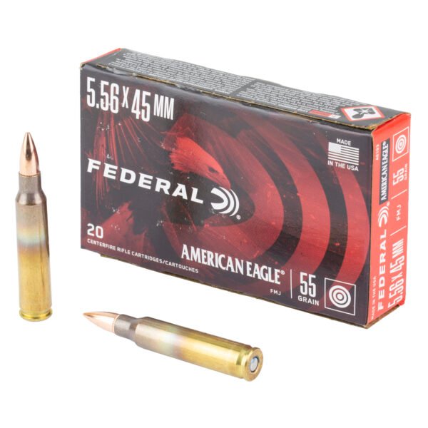 Federal, American Eagle, 5.56 NATO, 55 Grain, Full Metal Jacket