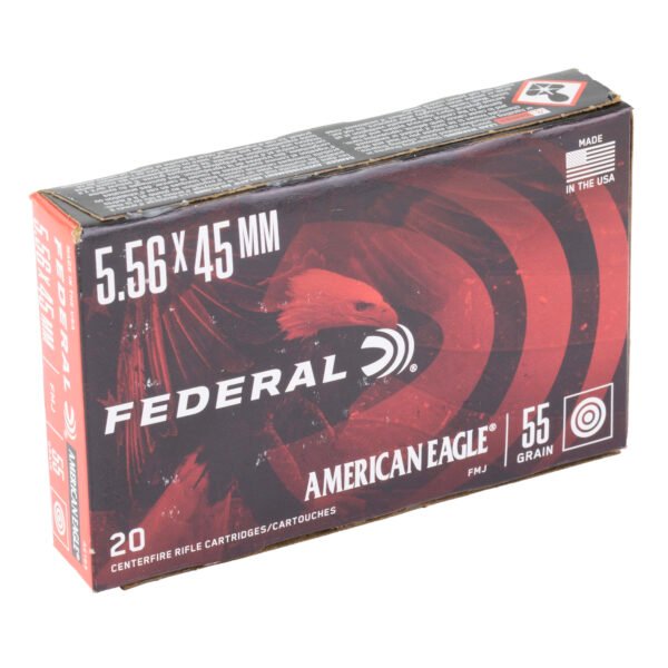 Federal, American Eagle, 5.56 NATO, 55 Grain, Full Metal Jacket