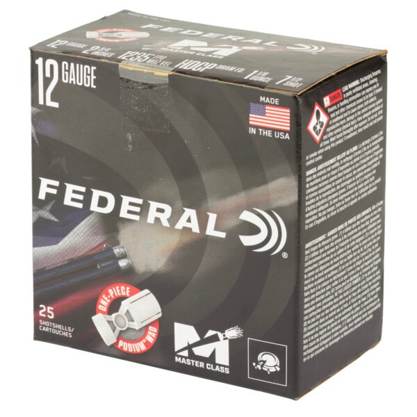 Federal, Master Class, 12 Gauge, 2.75", #7.5, 1 1/8 oz, Shotshell