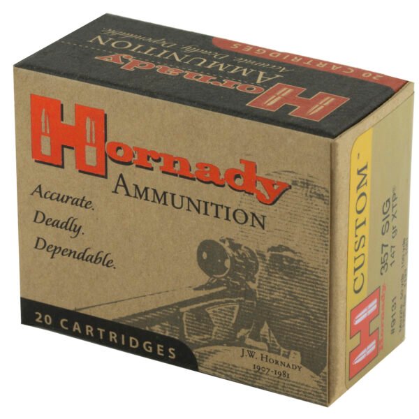 H9131_3_HR Hornady, Custom Ammunition, 357 Sig, 147 Grain, XTP