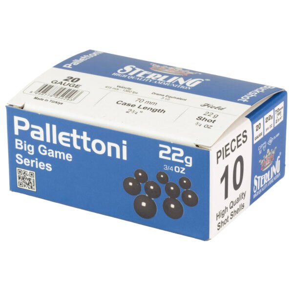 Sterling, Big Game Series, 20 Gauge, 2.75", 00 Buckshot, 6/8 oz